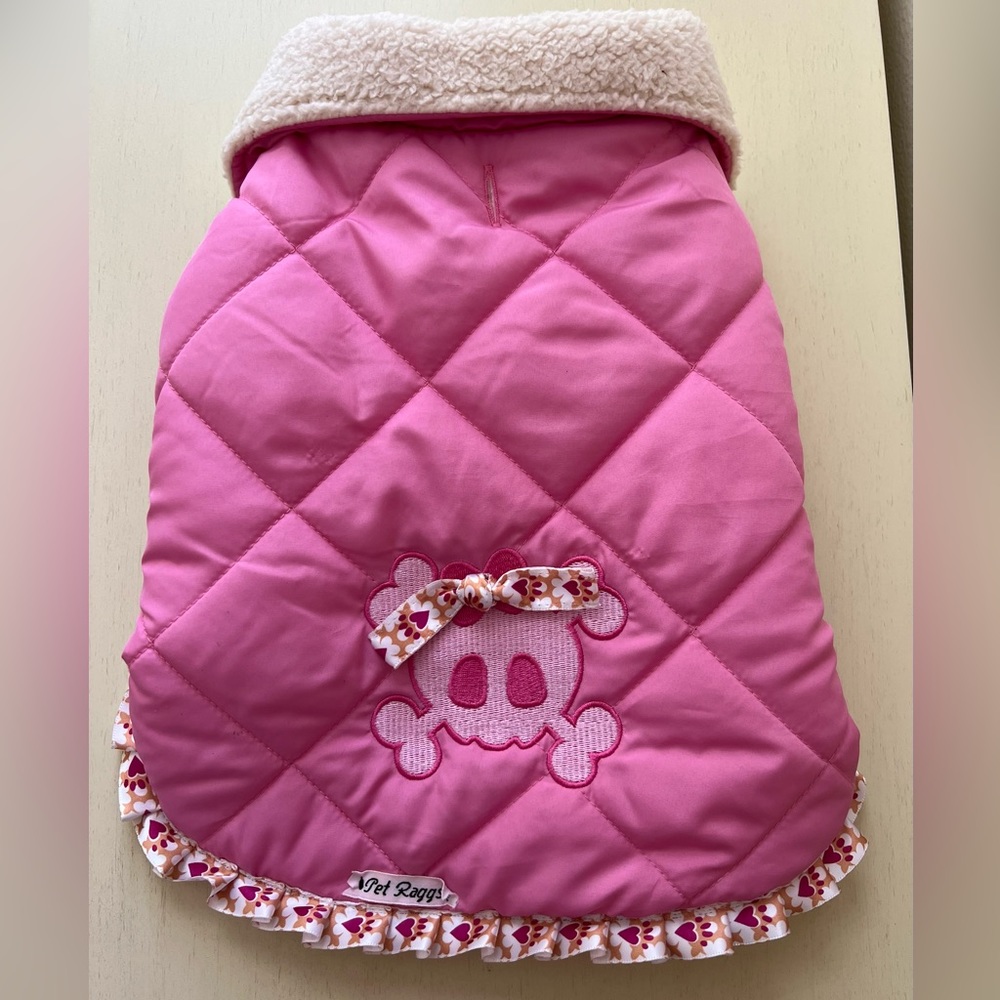 Pink Quilted Designer Jacket. - Picture 2 of 9